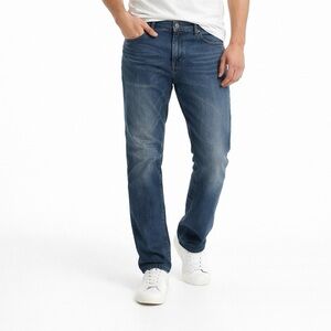 Express Jeans Rocco Slim Fit Skinny Leg Dark Wash Mens Denim 34x32